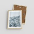 Plakat w ramie 30x40 - Cicha Zima - las, zima - rama drewno