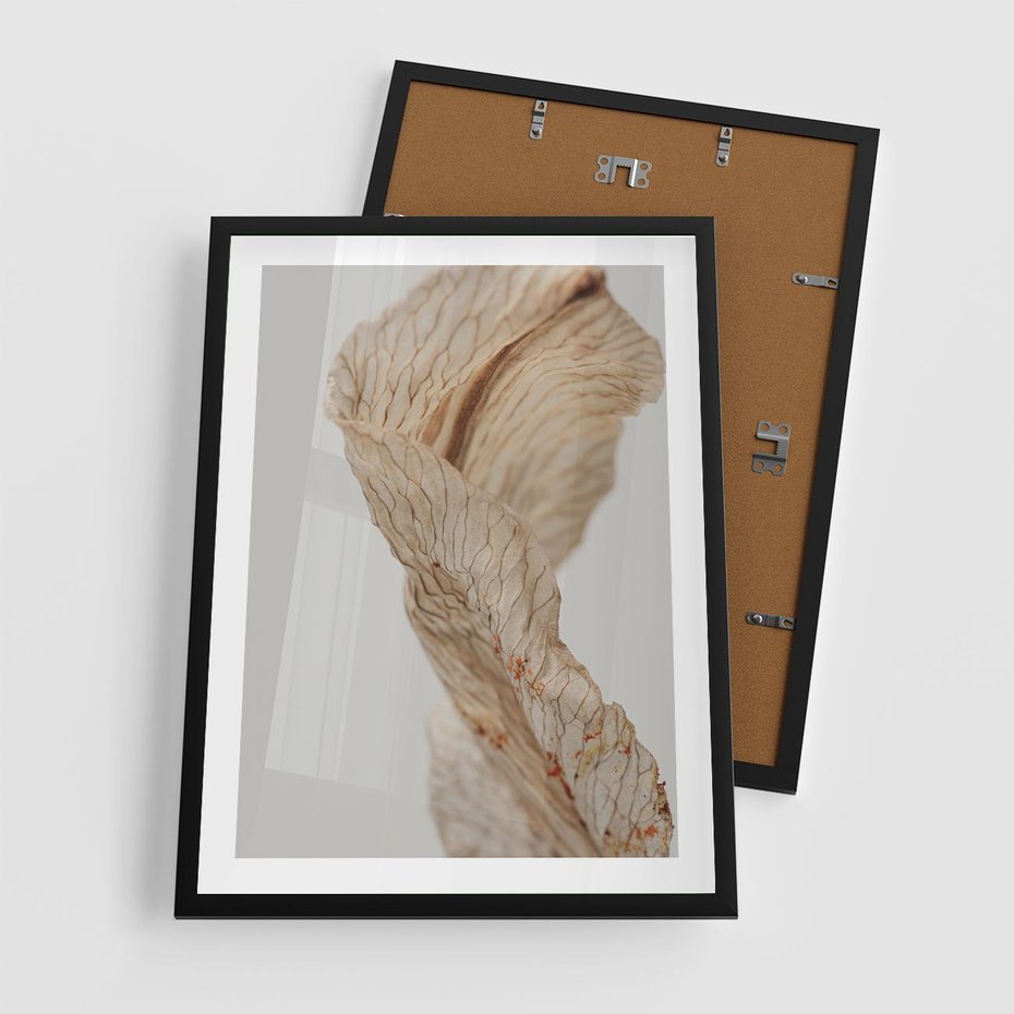 Plakat w ramie 50x70 - Suszone piękno - susz, suche - rama czarna