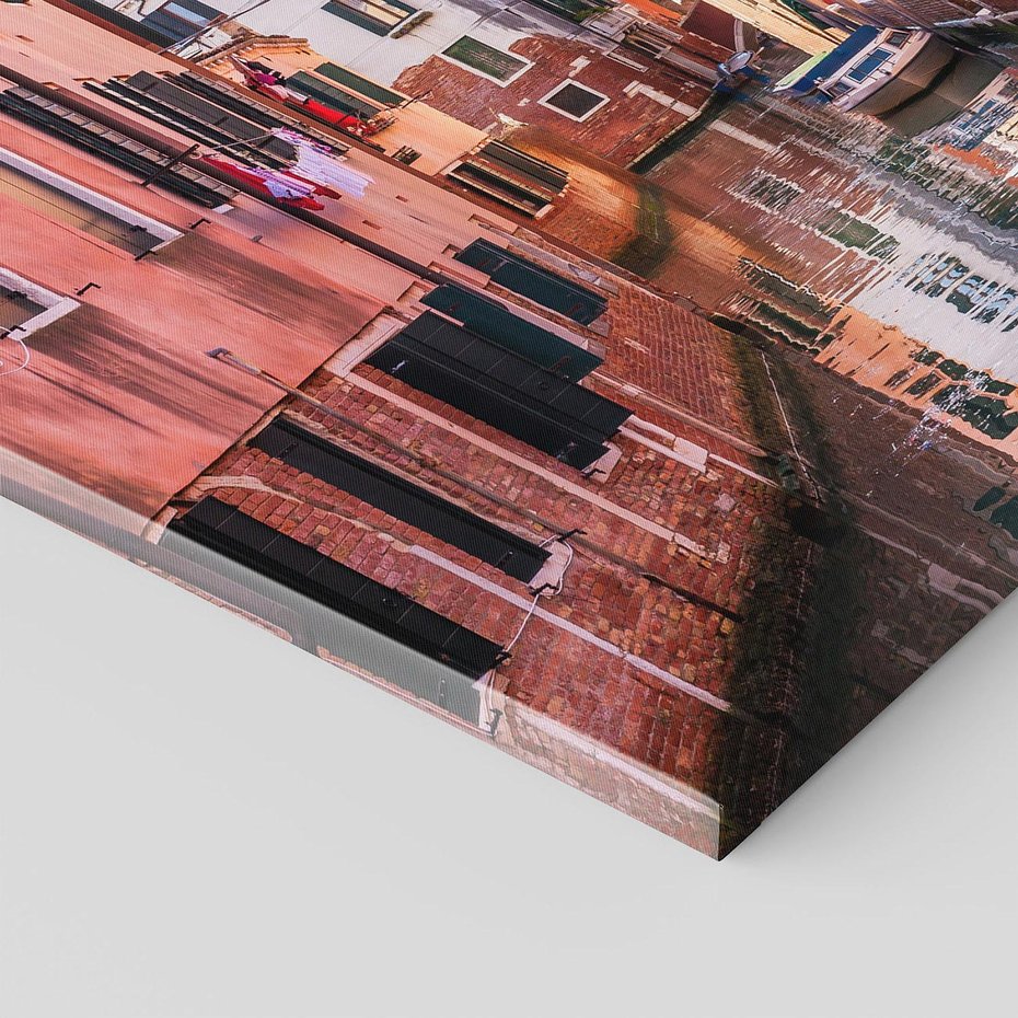 Obraz na płótnie 30x30 - Przejażdżka gondolą przez Wenecję - Wenecja, kanały