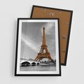Plakat w ramie 50x70 - Echa Wieży Eiffla - wieża, Eiffla - rama czarna