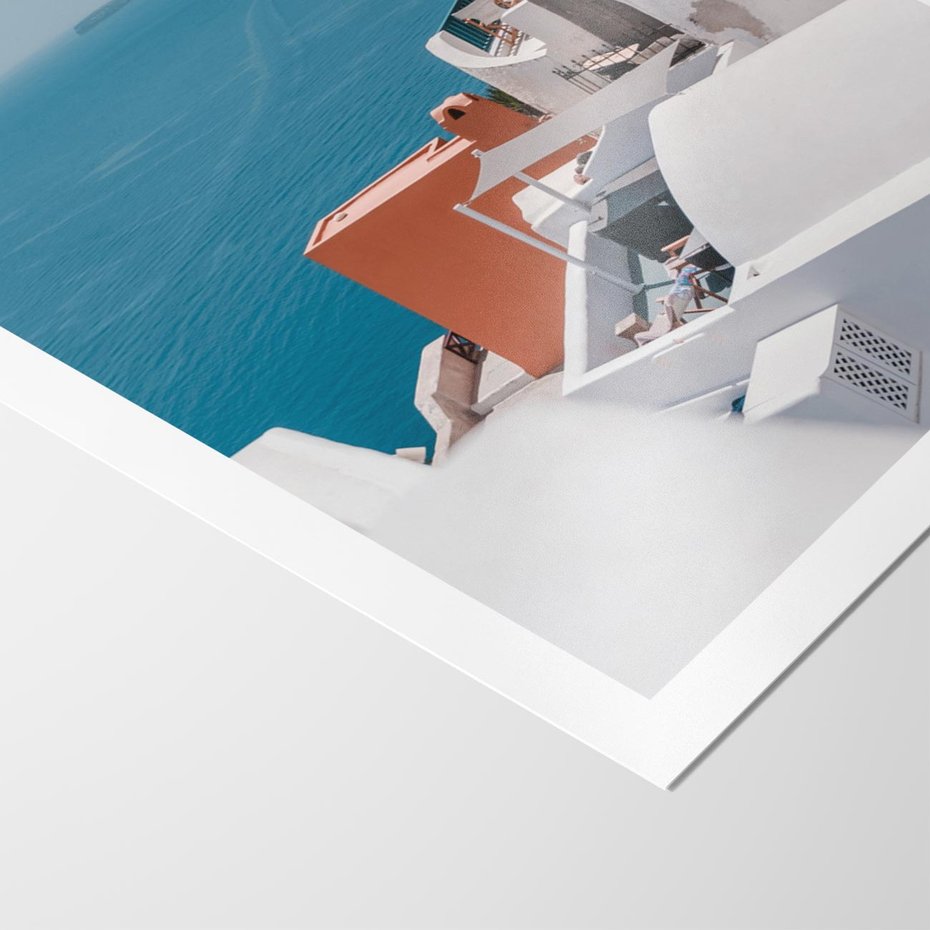 Plakat bez ramy 30x40 - Magiczna Wyspa na Twojej Ścianie - Santorini, wyspa