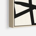 Obraz w ramie 70x100 - Impresje Wymiaru - linie, abstrakcja - rama drewno
