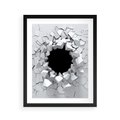 Plakat w ramie 40x50 - Nowoczesna Abstrakcja - grafika, nowoczesna - rama czarna