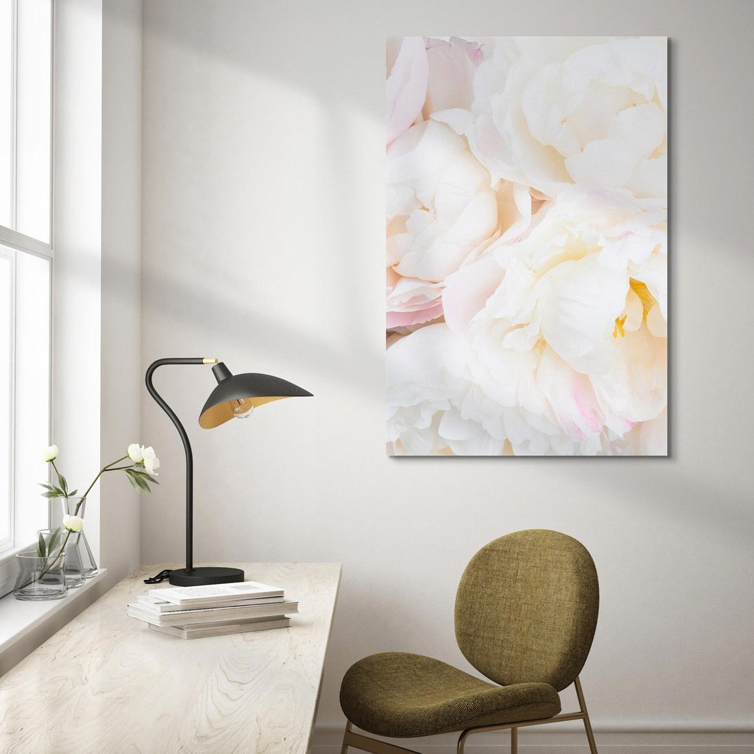 Obraz na płótnie 50x70 - natura w pełnym rozkwicie - kwiaty