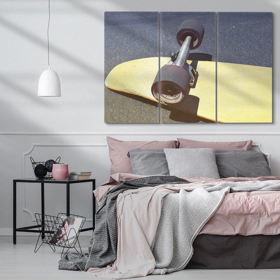 Obraz na płótnie 120x80 - Deskorolka - Sztuka Na Kółkach - deskorolka, skateboard