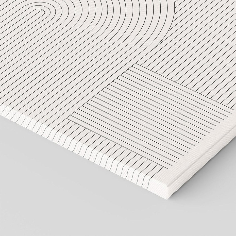 Obraz na płótnie 80x120 - Geometryczna Elegancja Mid Century - mid century, minimalizm