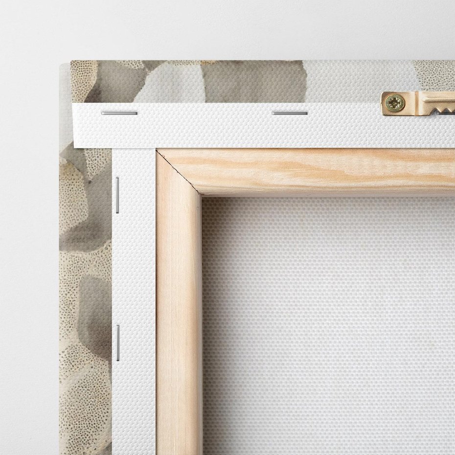 Obraz na płótnie 100x70 - Nowoczesne Złoto i Szarość - plamy, złoto