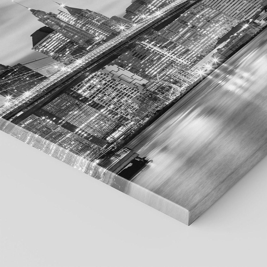 Obraz na płótnie 120x80 - połączenie ikonicznego miasta - most, Nowy Jork