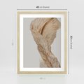Plakat w ramie 40x50 - Suszone piękno - susz, suche - rama drewno