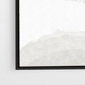 Obraz w ramie 50x50 - Impresje Energii - rozmyte cienie, abstrakcja - rama czarna