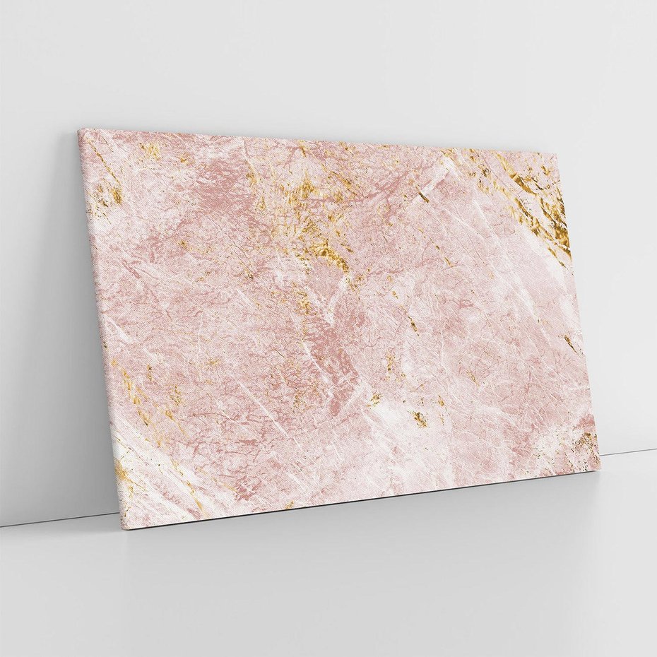 Obraz na płótnie 70x50 - Wyjątkowa Stylizacja - marmur, złoto