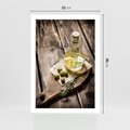 Plakat bez ramy 21x30 - Oliwki w restauracji - oliwa, oliwki