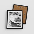 Plakat w ramie 40x50 - Makaroniki w Szarości - czarno biała fotografia, plakat - rama czarna