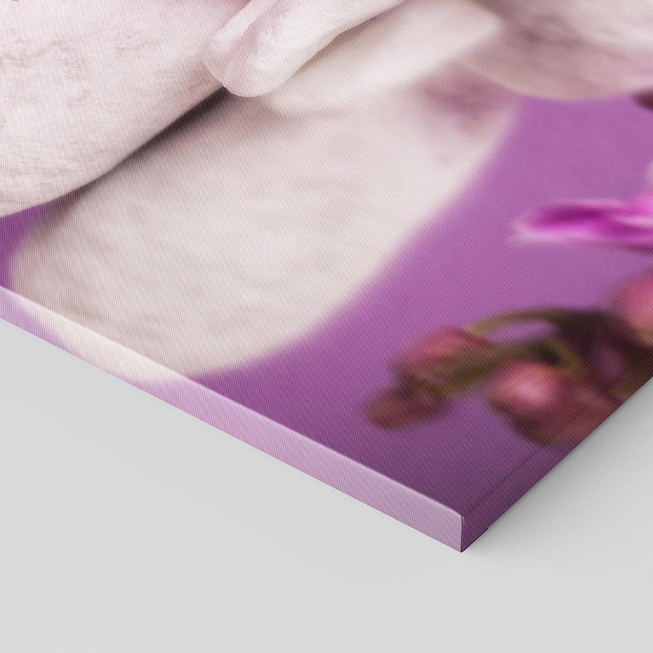 Obraz na płótnie 50x70 - Kwiatowy Relaks - orchidea, kwiat