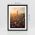 Plakat w ramie 30x40 - Nowojorska Skyline - Manhattan, Nowy Jork - rama czarna