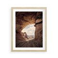 Plakat w ramie 40x50 - Kanionowy Labirynt - pustynia, skały - rama drewno