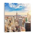 Obraz na płótnie 80x80 - Pulsujące Serce Nowego Jorku - Manhattan, Nowy Jork