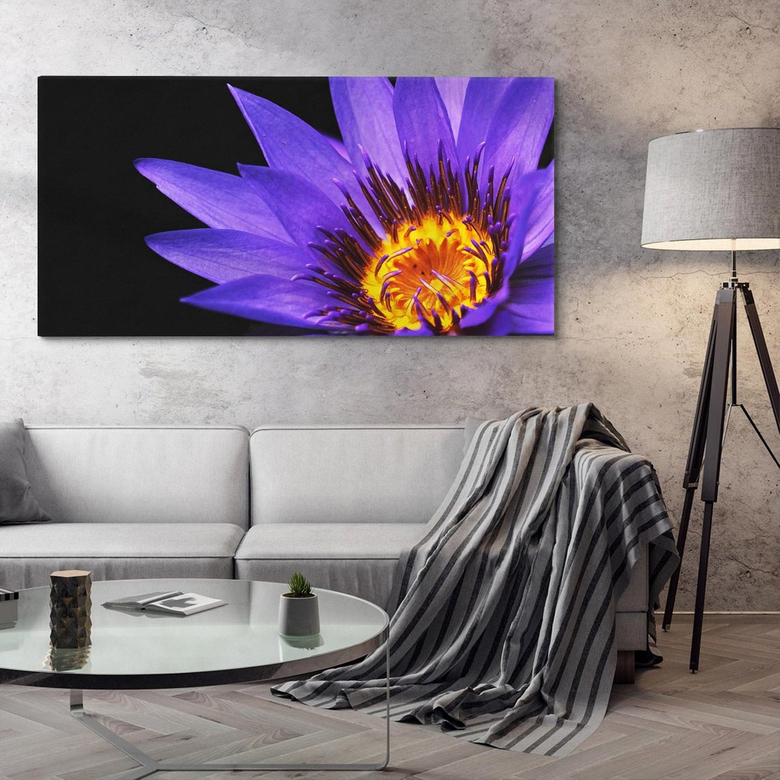 Obraz na płótnie 120x60 - Kwiatowa harmonia: Piękno natury - kwiat, kwiaty