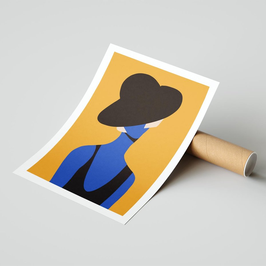 Plakat bez ramy 21x30 - Zaklęte Zniknięcie - sztuka nowoczesna, plakat