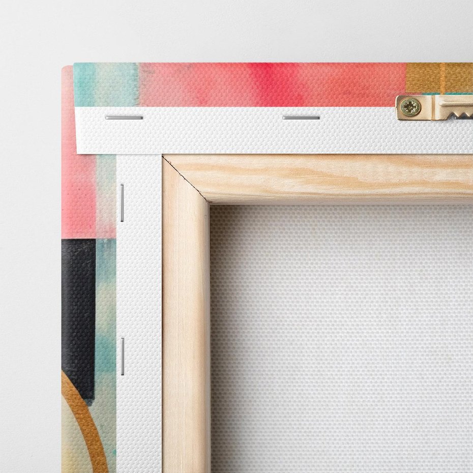 Obraz na płótnie 70x70 - Abstrakcyjny Bałagan - abstrakcja, obraz olejny