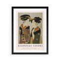 Plakat w ramie 50x70 - Reprodukcja Japońskiej Grafiki - eishosai choki, reprodukcja grafiki - rama czarna