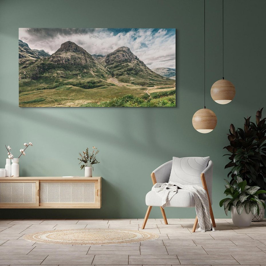 Obraz na płótnie 120x60 - Krajobraz górski - krajobraz, góry