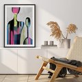 Plakat bez ramy 30x40 - Wnętrza Kształtów - abstrakcyjna sztuka, nowoczesny obraz