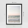 Plakat w ramie 30x40 - Morze i Fale - morze, fale - rama czarna