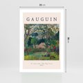Plakat bez ramy 21x30 - Gauguin: Reprodukcja i Typografia - Gauguin, reprodukcja
