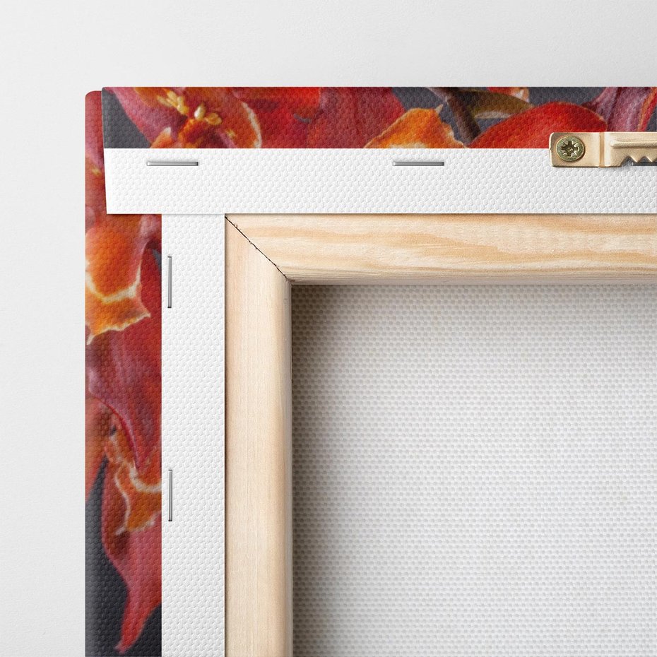 Obraz na płótnie 140x70 - Kolorowy Raj - kwiaty, tropikalne