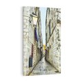 Obraz na płótnie 70x100 - Urok Włoskiej Uliczki - włoska, uliczka