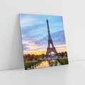 Obraz na płótnie 60x60 - Francja: romantyczny Paryż - Francja, Paryż