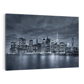 Obraz na płótnie 120x80 - Miejskie Migawki - noc, NY