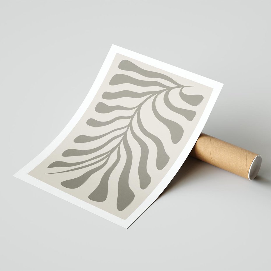 Plakat bez ramy 21x30 - Zaklęte Kształty - nowoczesna sztuka, plakat modern