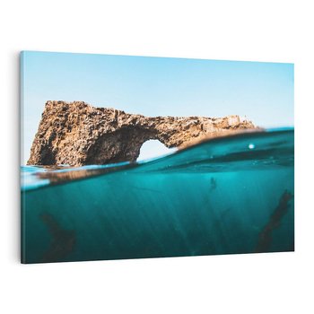 Obraz na płótnie 120x80 - Tajemnicza Podwodna Kraina - fotografia, podwodna jaskinia