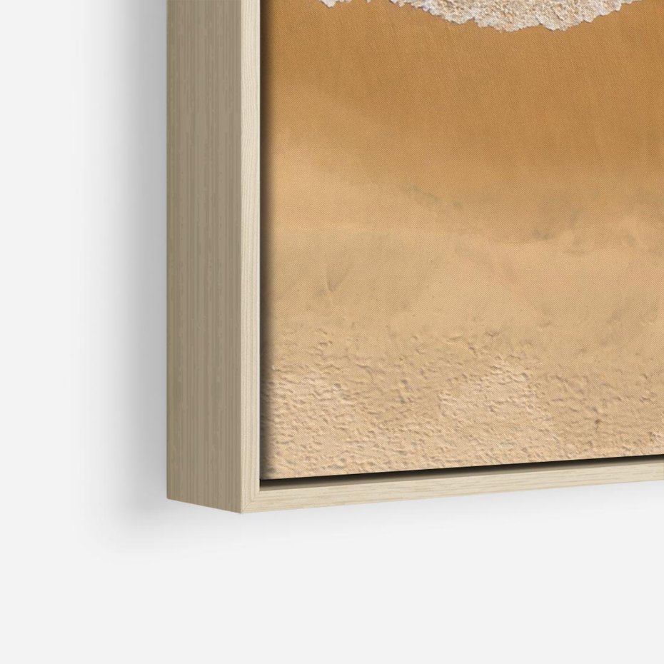 Obraz w ramie 100x70 - Oaza Relaksu - plaża, morze - rama drewno