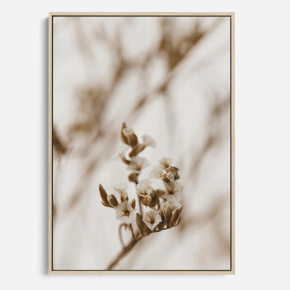 Obraz w ramie 50x70 - Kwiatowa suchość - kwiaty, susz - rama drewno