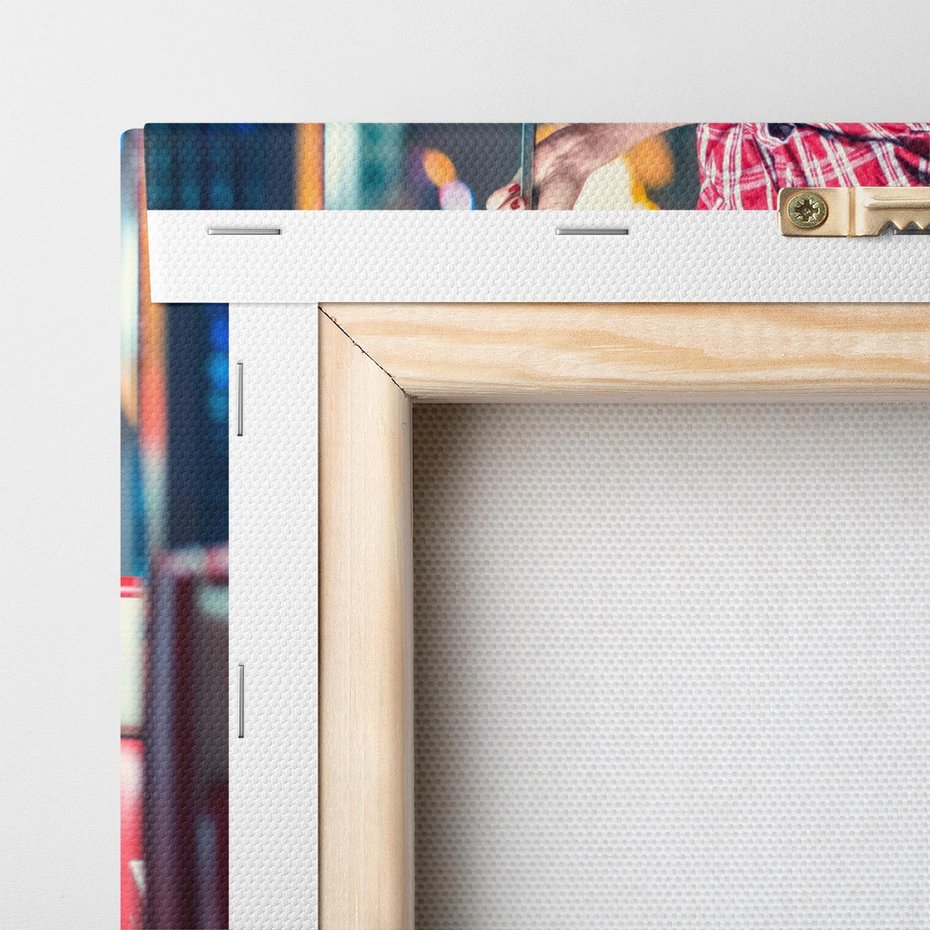 Obraz na płótnie 70x100 - Czas Wstecz - retro, restauracja