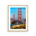 Plakat w ramie 30x40 - W krainie amerykańskich mostów - most, USA - rama drewno
