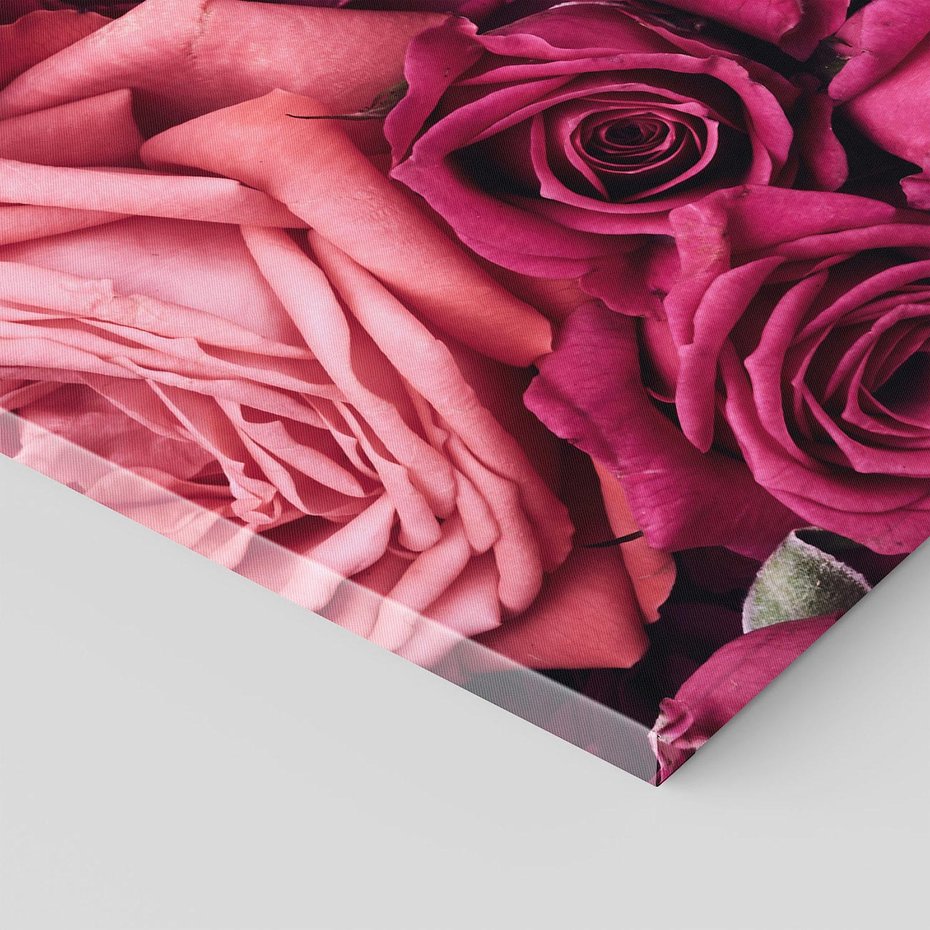 Obraz na płótnie 120x80 - Róże - piękno kwiatów - róże, kwiaty