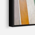Obraz w ramie 70x100 - Księga Ukrytych Odbić - abstrakcyjne dziwne kształty, olejny obraz - rama czarna