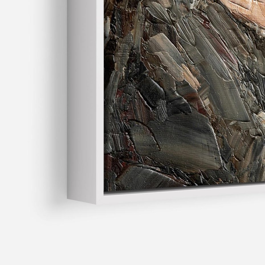 Obraz w ramie 70x50 - Esencja - kobieta wino obraz impresonizm olej na płótnie - rama biała