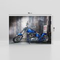 Obraz na płótnie 70x50 - Siła i wolność na dwóch kółkach - chopper, motocykl
