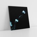 Obraz na płótnie 80x80 - Dym w abstrakcji - dym, abstrakcja