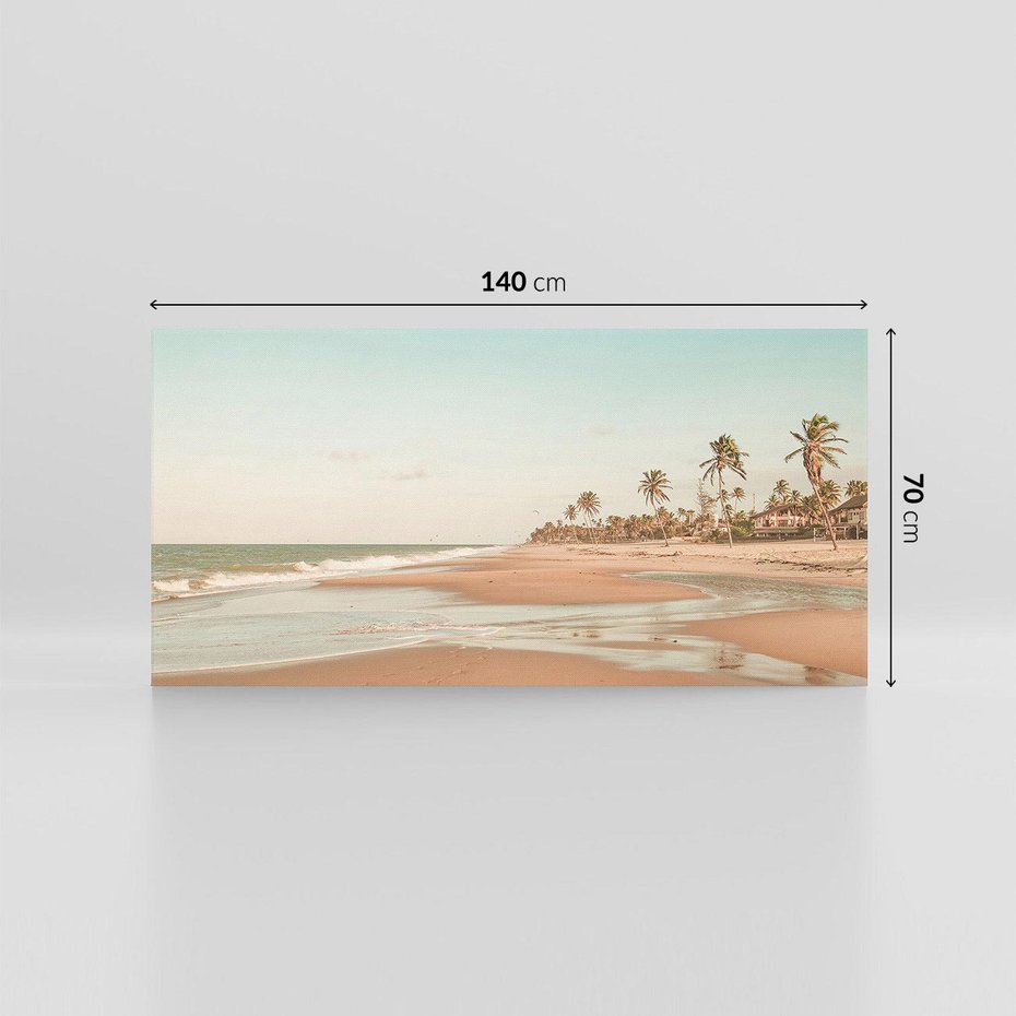 Obraz na płótnie 140x70 - Ukojenie na Plaży - fotografia, rajska plaża