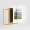Plakat w ramie 40x50 - Claude Monet: Reprodukcja - Claude Monet, reprodukcja plakat - rama drewno