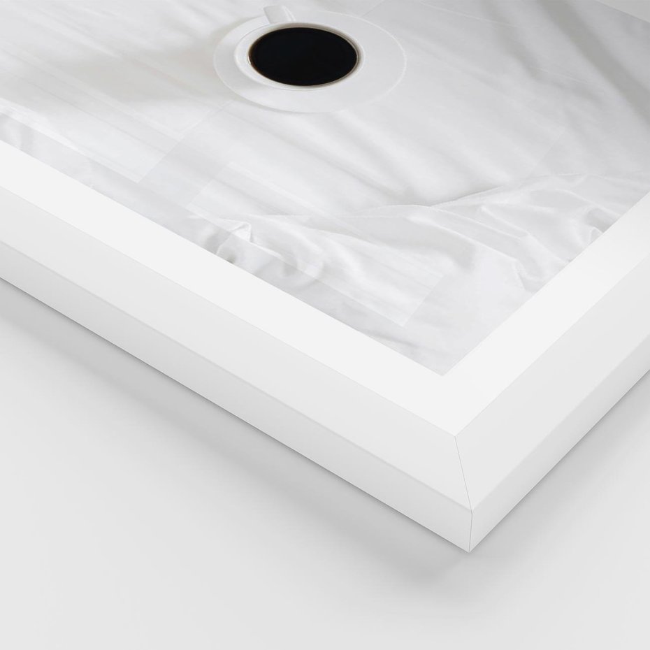 Plakat w ramie 30x40 - Prostota Rytuału - fotografia, minimalizm - rama biała