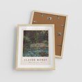 Plakat w ramie 40x50 - Sztuka i Litera - Claude Monet, reprodukcja obrazu - rama drewno
