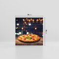 Obraz na płótnie 70x70 - Smak i tradycja - pizza, Włochy