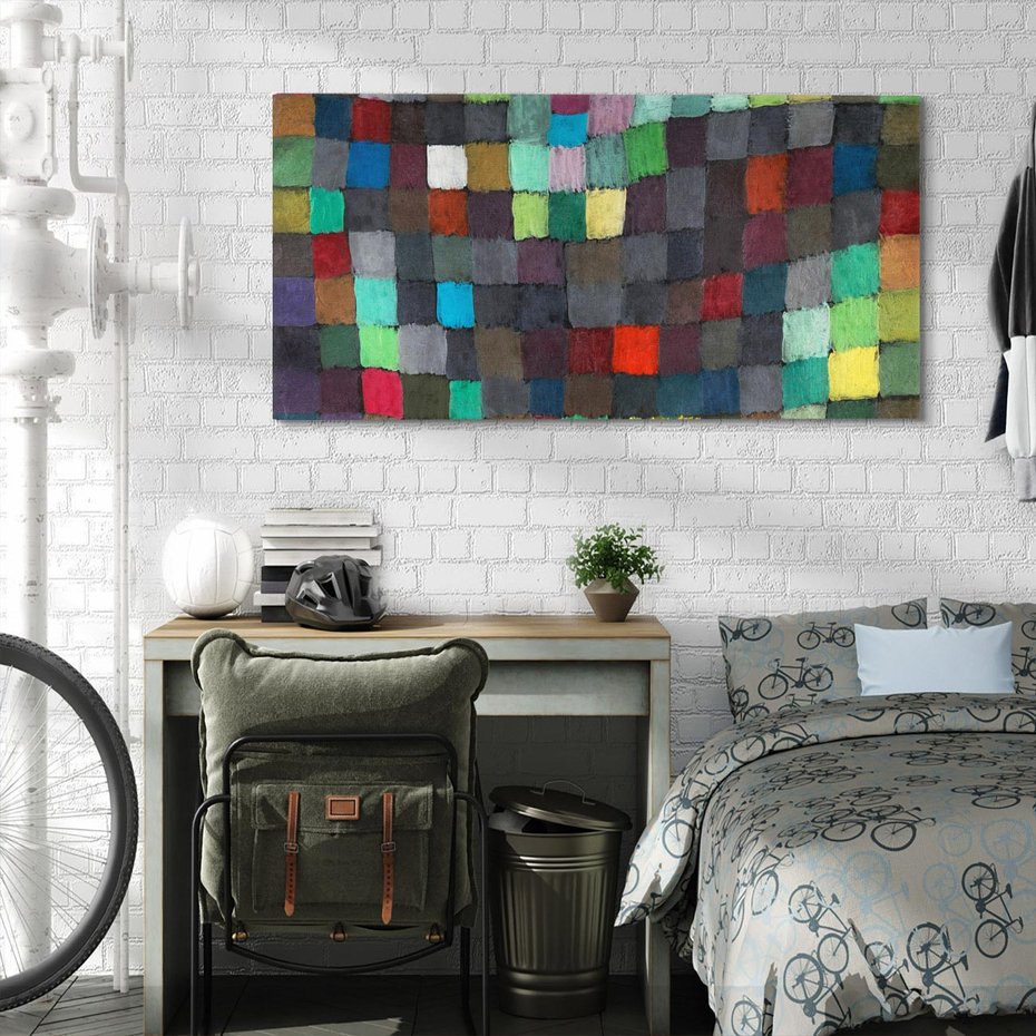 Obraz na płótnie 100x50 - May Picture 1925, Paul Klee - Reprodukcja - reprodukcja, obraz na płótnie